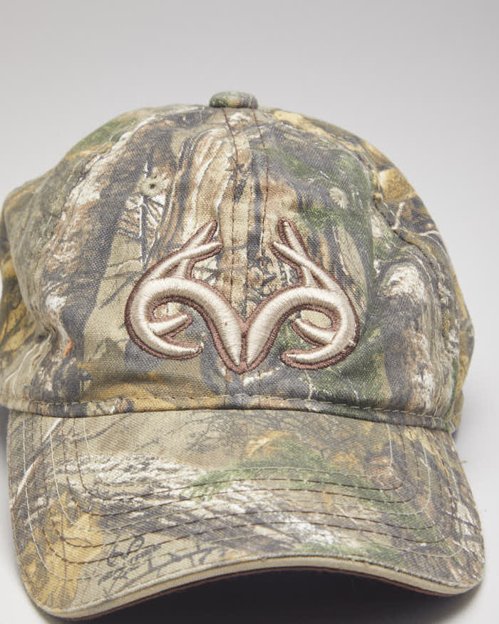 Y2k 00s Real Tree Camouflage Antlers Baseball Cap