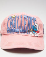 Vintage Whole Hauss Pink Smurf Baseball Cap
