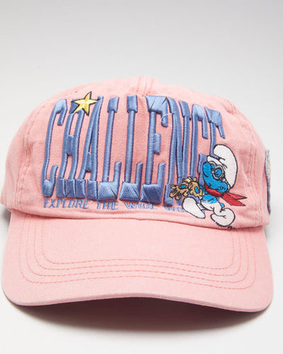 Vintage Whole Hauss Pink Smurf Baseball Cap