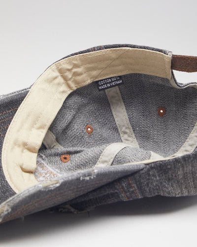 Y2k 00s Distressed Denim Baseball Cap