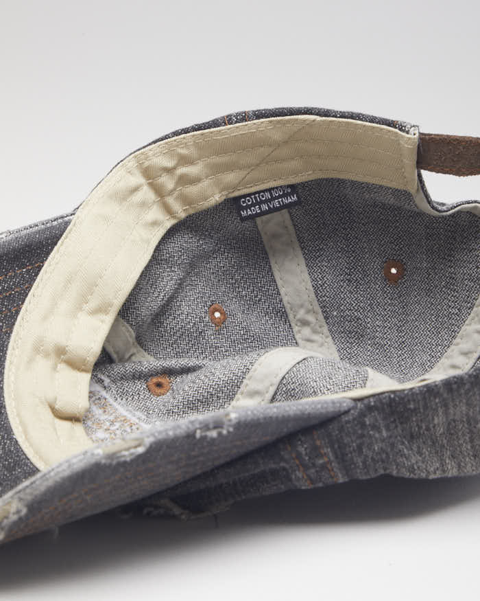 Y2k 00s Distressed Denim Baseball Cap