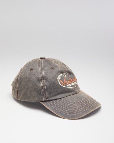 Vintage Mustang Helicopters Coated Baseball Cap
