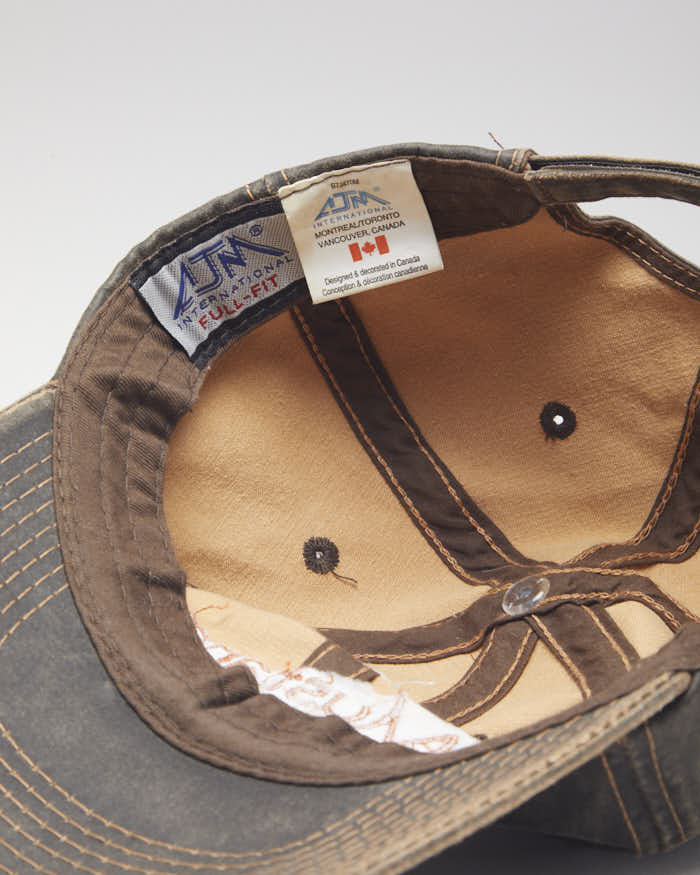 Vintage Mustang Helicopters Coated Baseball Cap