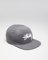 Stussy Grey Logo Snapback