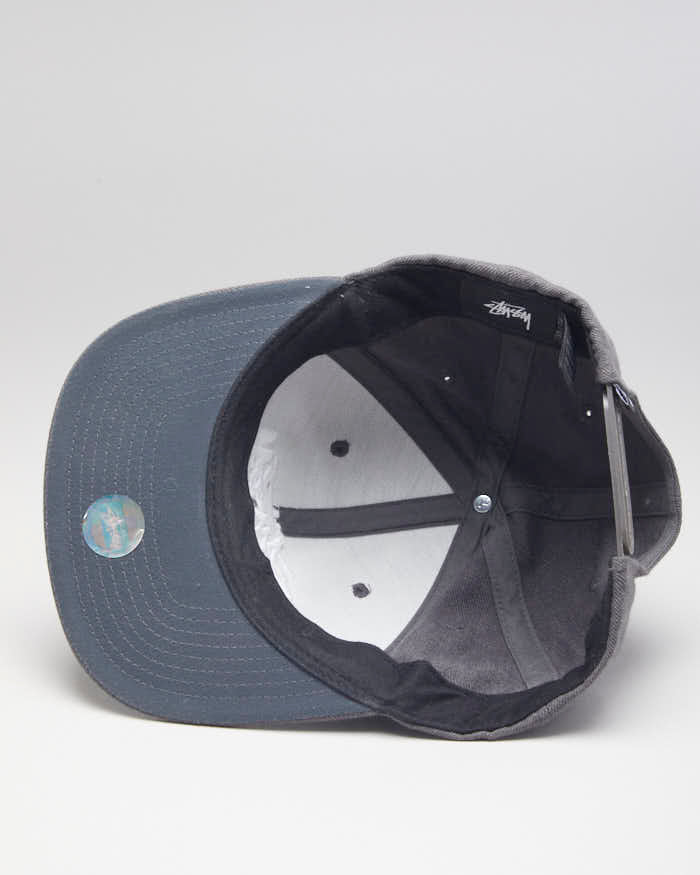 Stussy Grey Logo Snapback