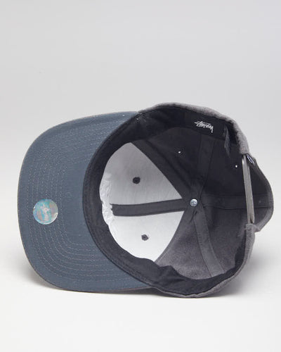 Stussy Grey Logo Snapback