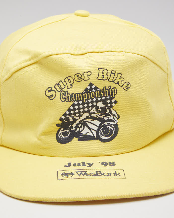 Vintage Yellow Super Bike Championship July 98 Cap