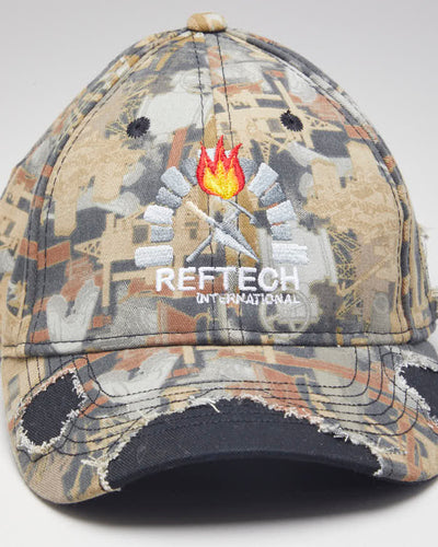 Y2k 00s Real Tree Distressed Reftach Baseball Cap