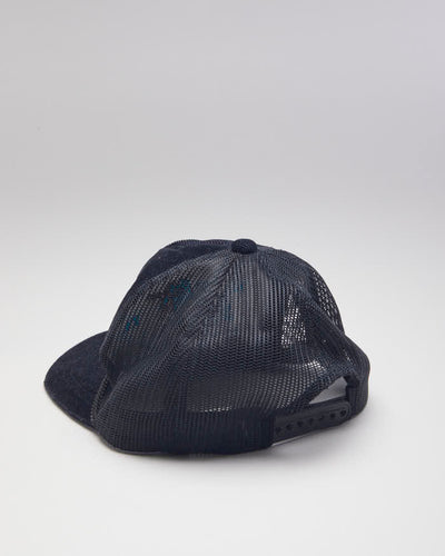 Black Corduroy Trucker Hat
