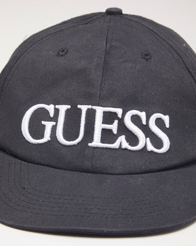 Y2k 00s Guess Black Baseball Cap