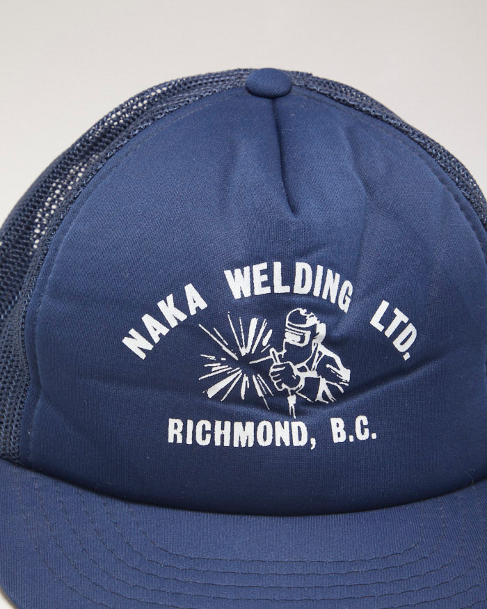 Y2k 00s Naka Welding ltd Trucker Cap