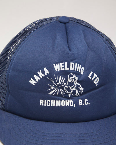 Y2k 00s Naka Welding ltd Trucker Cap