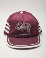 Vintage 80's Slim's Cabins Fish Trucker Cap - OS