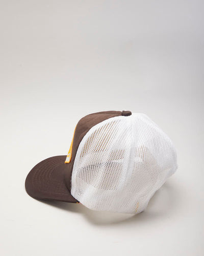 Vintage 90's Patch Brown Trucker Cap - OS