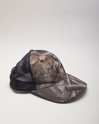 Vintage Y2K Real Camo Blank Trucker Cap - OS