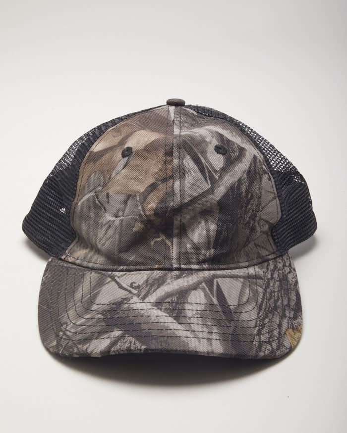 Vintage Y2K Real Camo Blank Trucker Cap - OS