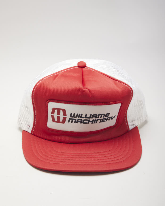 Vintage 80's Patch Front Trucker Cap - OS