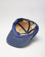 Vintage 80's Embroidered Denim Snapback Cap - OS