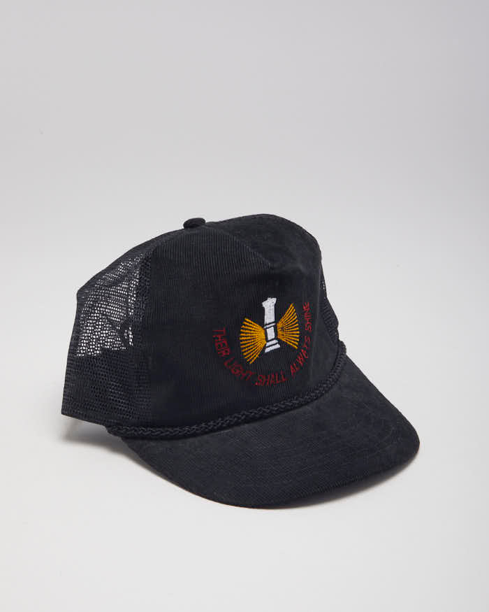 Vintage Lighthouse Embroidered Trucker Cap - OS