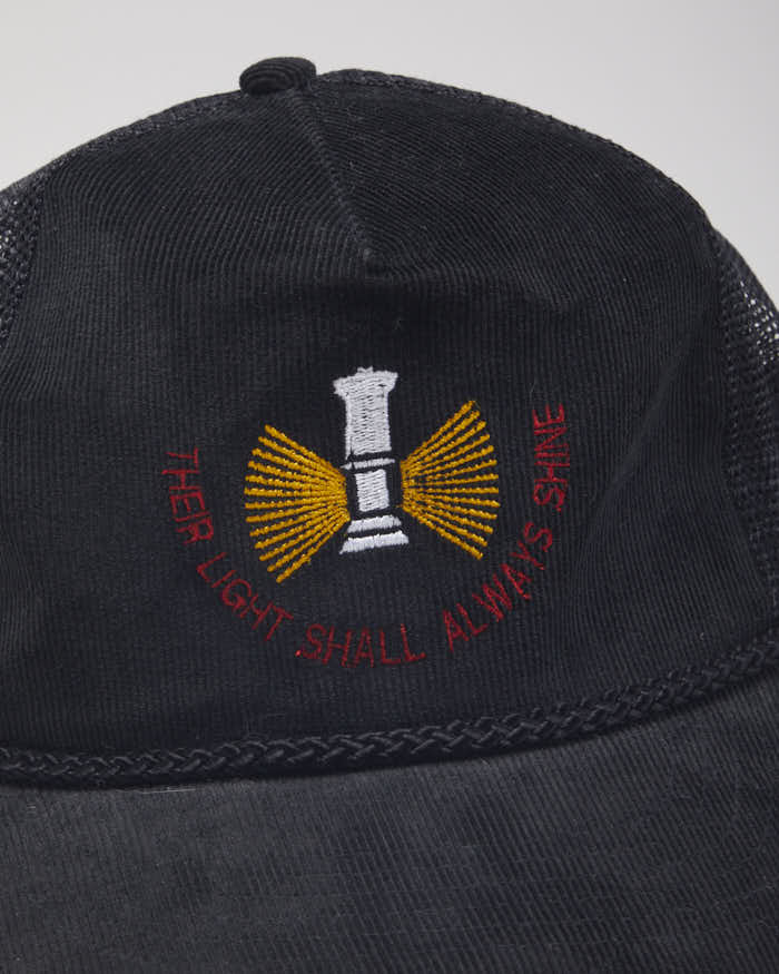Vintage Lighthouse Embroidered Trucker Cap - OS