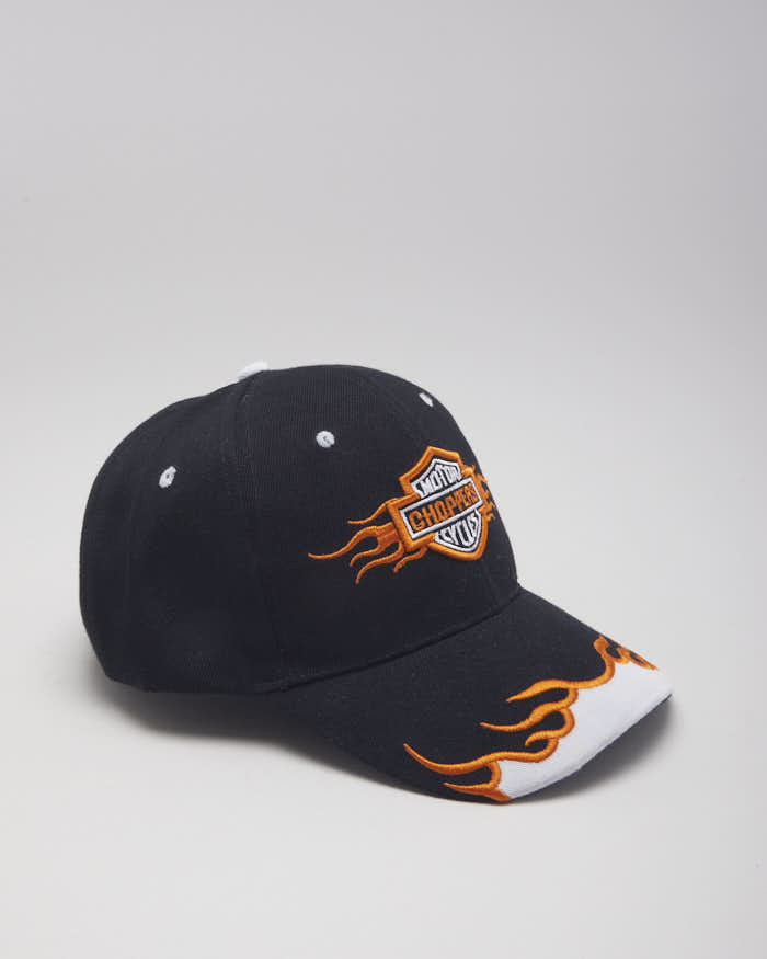 Vintage Harley Davidson Flame Cap - OS