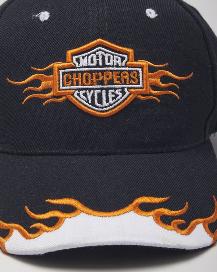 Vintage Harley Davidson Flame Cap - OS
