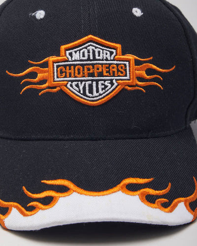 Vintage Harley Davidson Flame Cap - OS