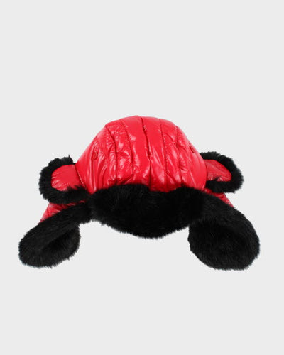 Red Faux Fur Trapper Hat
