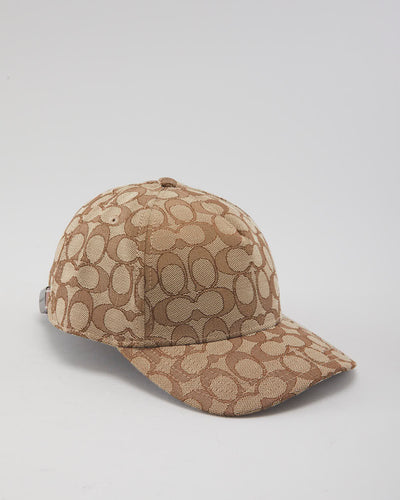 Vintage Y2K Coach Monogram Baseball Cap - OS