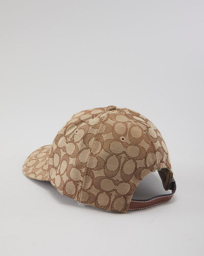 Vintage Y2K Coach Monogram Baseball Cap - OS
