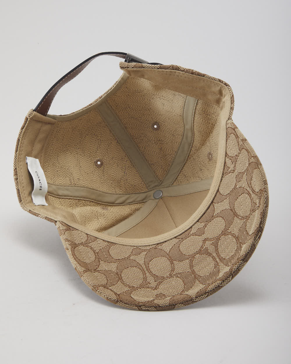 Vintage Y2K Coach Monogram Baseball Cap - OS
