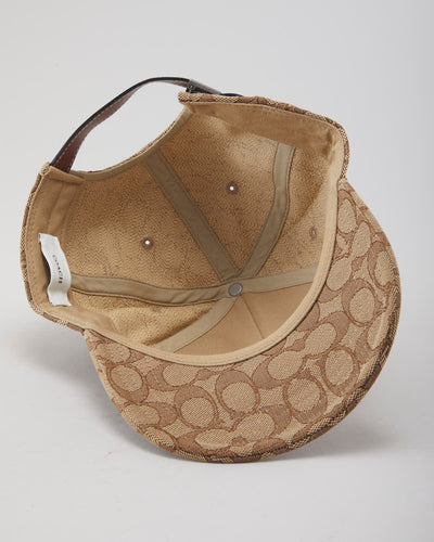 Vintage Y2K Coach Monogram Baseball Cap - OS