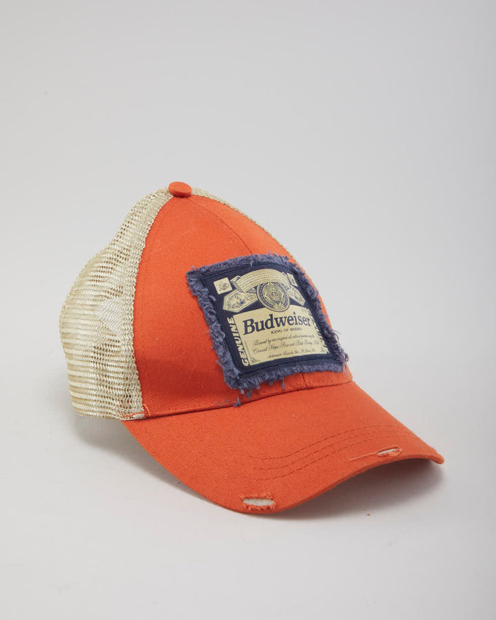 Vintage 2000's Budweiser Pre-Distressed Trucker Cap - OS