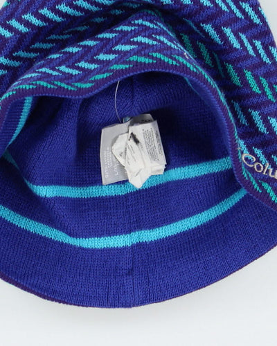 Vintage Y2K Columbia Skull Beanie - OS
