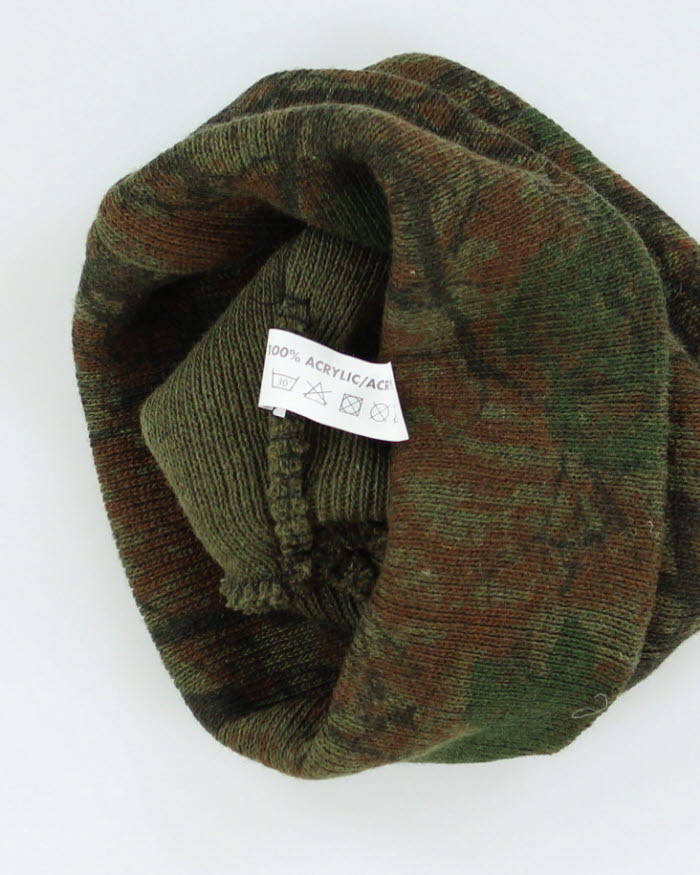 Vintage 2000's Basic Camo Beanie - OS