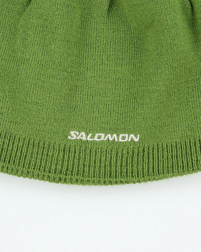 Vintage Y2K Salomon Reversible Skull Toque Beanie - OS