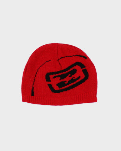 Vintage Y2K Bilabong Patterned Skull Toque Beanie - OS