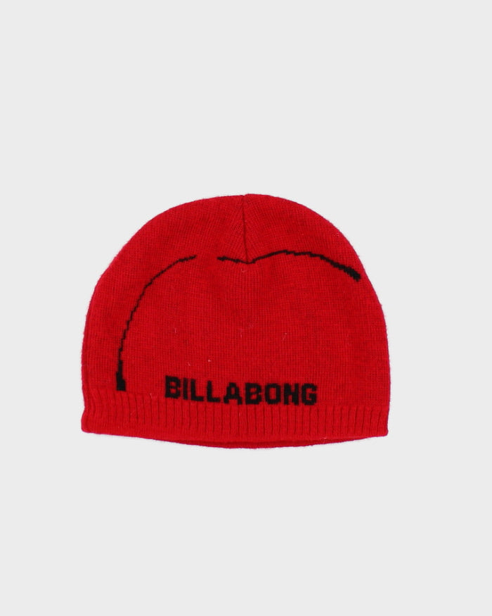 Vintage Y2K Bilabong Patterned Skull Toque Beanie - OS