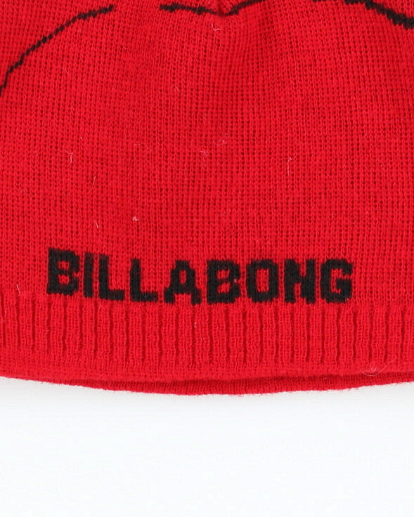 Vintage Y2K Bilabong Patterned Skull Toque Beanie - OS