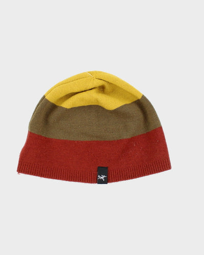 Vintage Arc'teryx Striped Skull Toque Beanie - OS