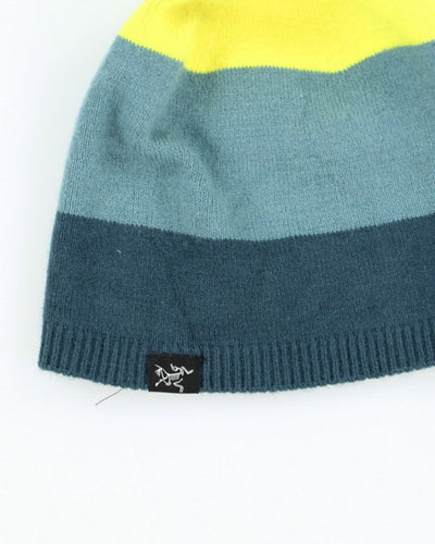 Vintage Arc'teryx Striped Skull Toque Beanie - OS