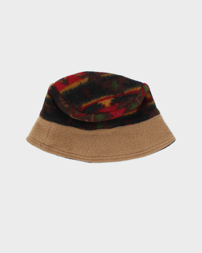 Vintage Y2K Mad Cap Reversible Fleeced Bucket Hat - OS