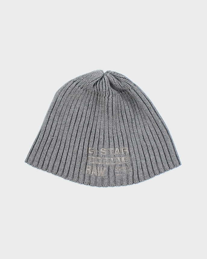 Vintage Y2K G-Star Raw Embroidered Toque Skull Beanie - OS