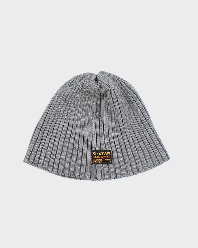 Vintage Y2K G-Star Raw Embroidered Toque Skull Beanie - OS