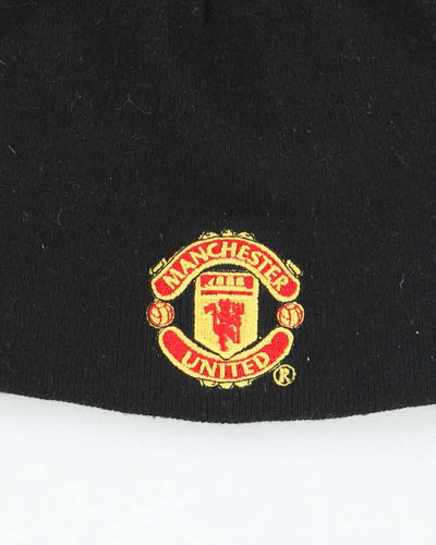 Vintage Y2K Manchester United FC Skull Toque Beanie - OS