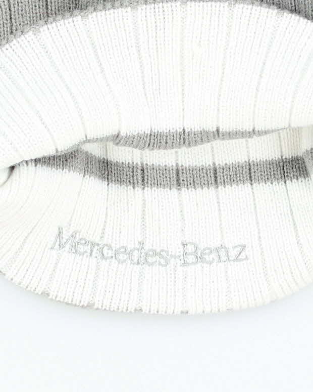 Vintage Y2K Mercedes Benz Skull Toque Beanie - OS