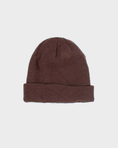 Vintage Y2K Stussy Ribbed Roll Beanie - OS