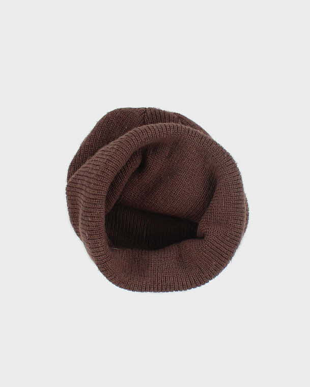 Vintage Y2K Stussy Ribbed Roll Beanie - OS