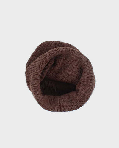 Vintage Y2K Stussy Ribbed Roll Beanie - OS