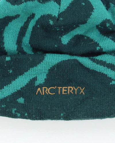 Vintage Arc'teryx Patterned Toque Roll Beanie - OS
